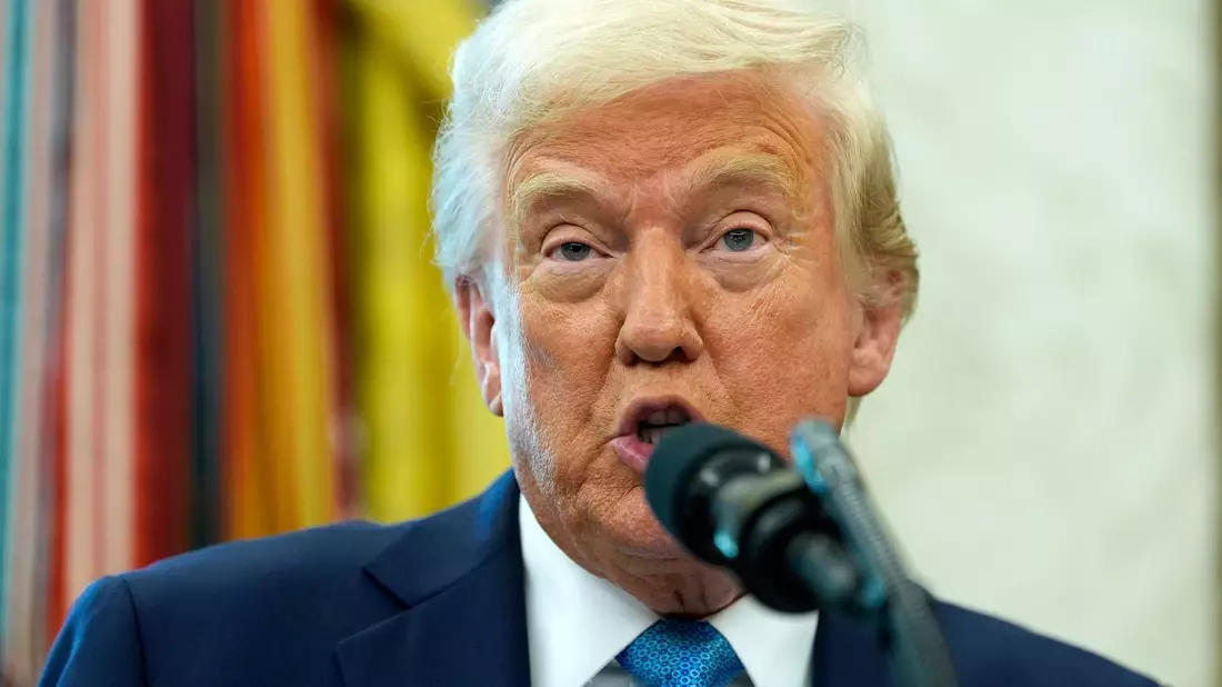 US-Präsident Trump macht dem ukrainischen Präsidenten Wolodymyr Selenskyj schwere Vorwürfe. - Bild: Alex Brandon/AP/dpa