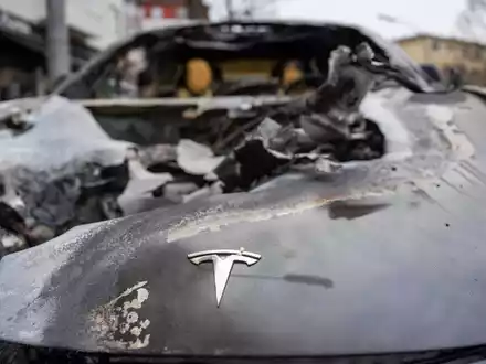 Tesla verliert weiter Marktanteile in Europa. (Archivbild)  - Foto: Christophe Gateau/dpa