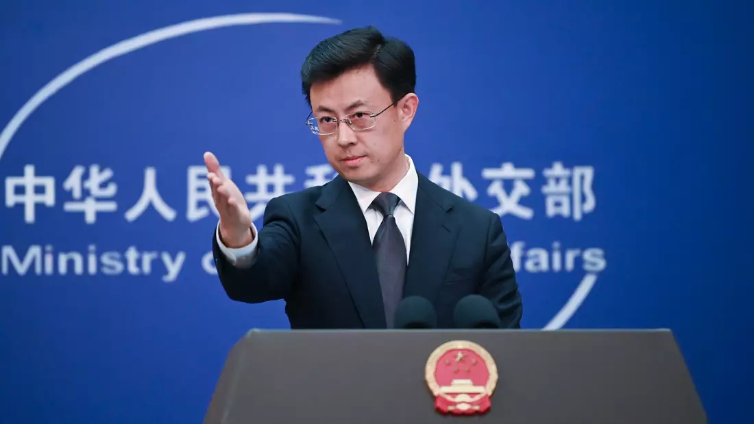 Chinas Außenamtssprecher kritisierte Pläne der EU im Bereich Cybersicherheit. - Bild: Johannes Neudecker/dpa