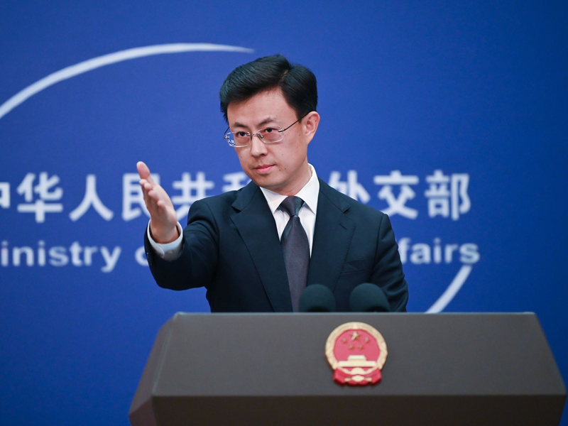 Chinas Außenamtssprecher erklärte, den genauen Sachverhalt im Microsoft-Fall nicht zu kennen.  - Foto: Johannes Neudecker/dpa