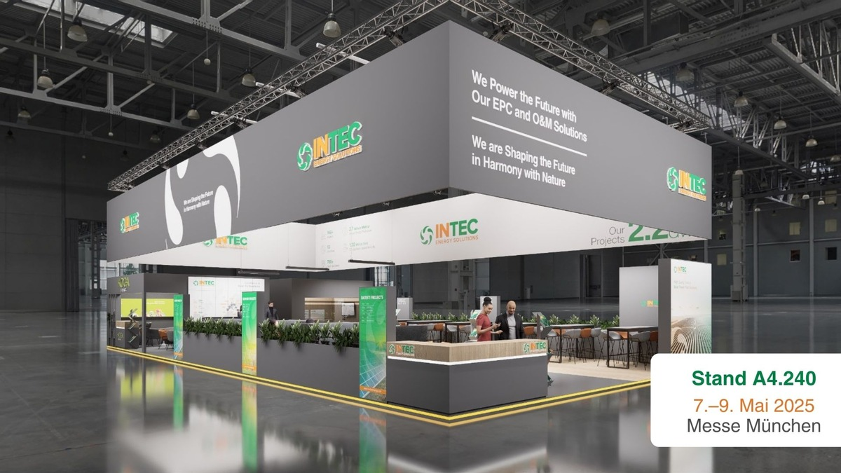 INTEC Energy Solutions stellt auf der INTERSOLAR Europe 2025 aus - Foto: presseportal.de