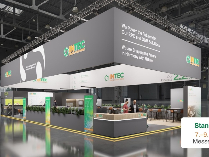 INTEC Energy Solutions stellt auf der INTERSOLAR Europe 2025 aus - Foto: presseportal.de