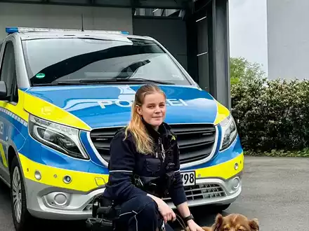 POL-ME: Glückliches Einsatzende für den Australian Sheperd Gery - 2507088 - Foto: presseportal.de