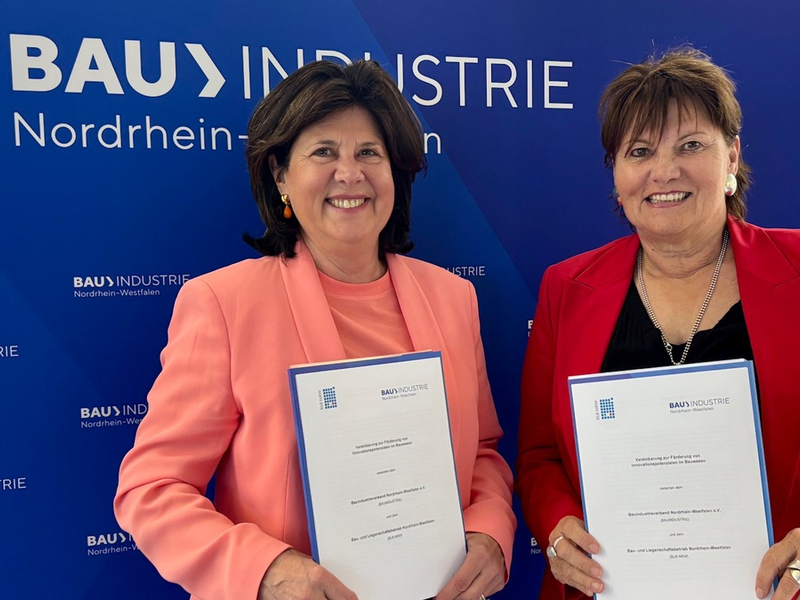 Partnerschaft für nachhaltige Innovationen im Bauwesen / Bauindustrieverband NRW und BLB NRW unterzeichnen Vereinbarung zur Förderung von Innovationen und Nachhaltigkeit im Bauwesen - Foto: presseportal.de