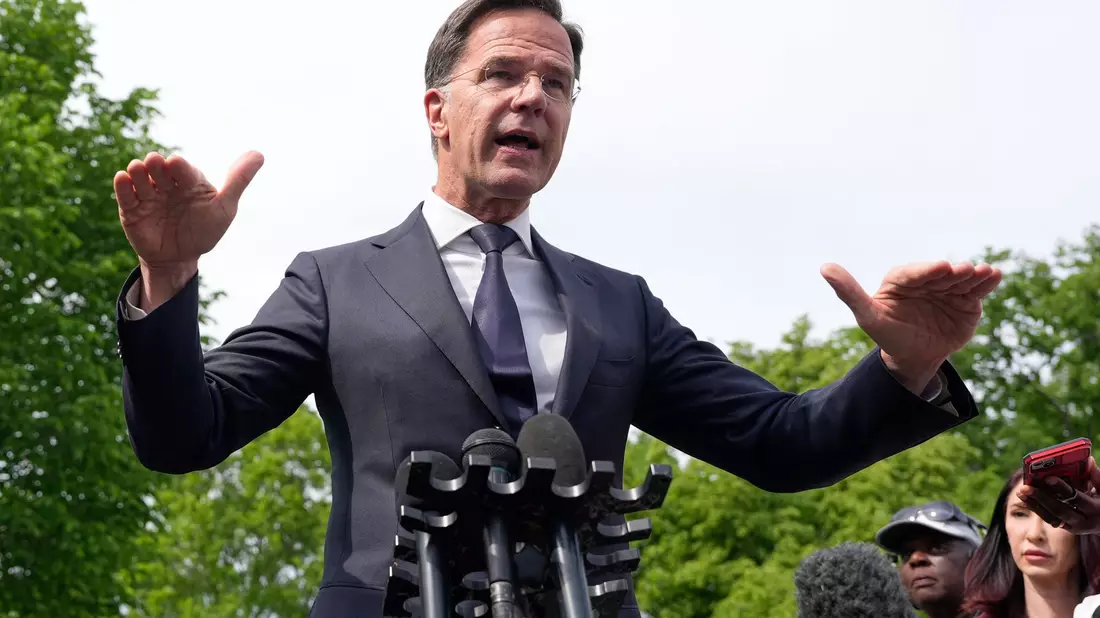 Nato-Generalsekretär Mark Rutte sieht Russland als eine langfristige Bedrohung für das Nato-Gebiet.  - Bild: Alex Brandon/AP/dpa