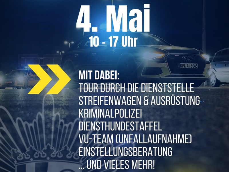 POL-PDMY: POLIZEI zum Erleben und Anfassen - Foto: presseportal.de