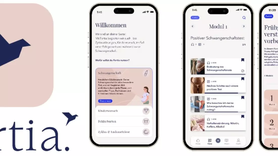 Einfühlsame App begleitet und unterstützt Frauen / Besins Healthcare Germany fördert digitale Begleitung in der Schwangerschaft - Bild: presseportal.de