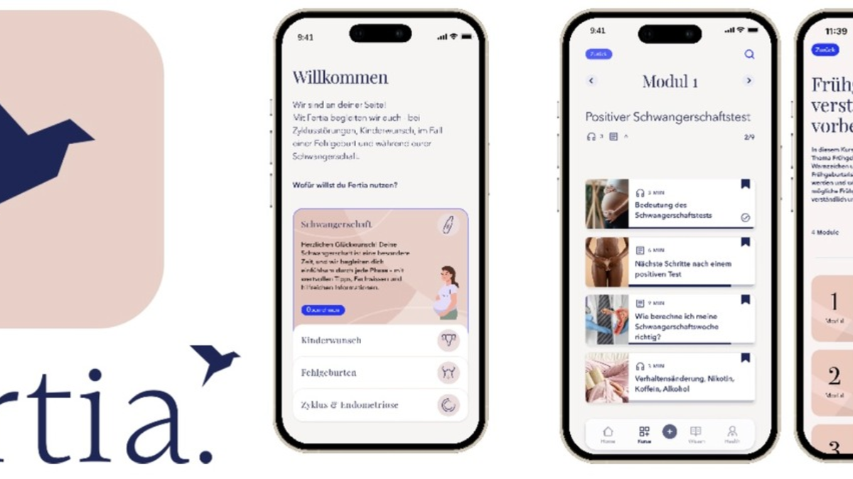 Einfühlsame App begleitet und unterstützt Frauen / Besins Healthcare Germany fördert digitale Begleitung in der Schwangerschaft - Foto: presseportal.de