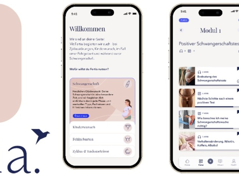 Einfühlsame App begleitet und unterstützt Frauen / Besins Healthcare Germany fördert digitale Begleitung in der Schwangerschaft - Foto: presseportal.de