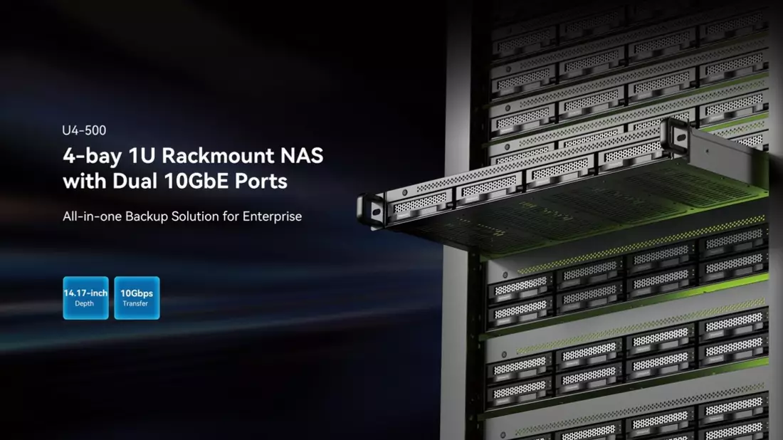 TerraMaster bringt integrierten Backup-Server U4-500 BBS auf den Markt / Kompakte und 10GbE-Backup-Lösung für kleine und mittelständische Unternehmen - Bild: presseportal.de