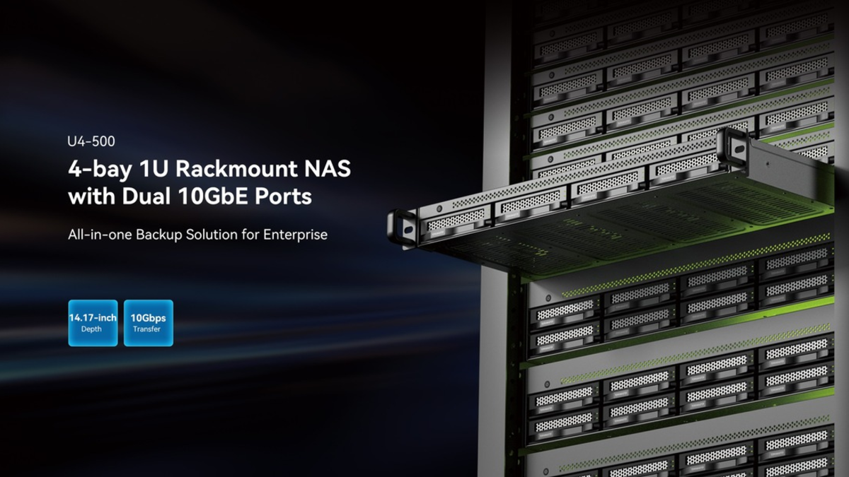 TerraMaster bringt integrierten Backup-Server U4-500 BBS auf den Markt / Kompakte und 10GbE-Backup-Lösung für kleine und mittelständische Unternehmen - Foto: presseportal.de