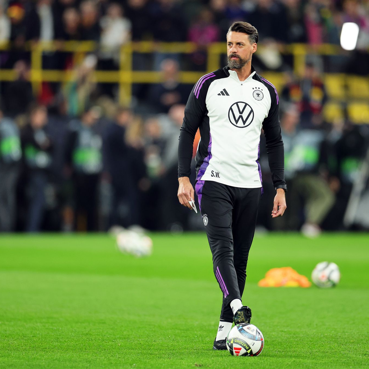 Sandro Wagner auf dem Rasen. - Foto: Rolf Vennenbernd/dpa