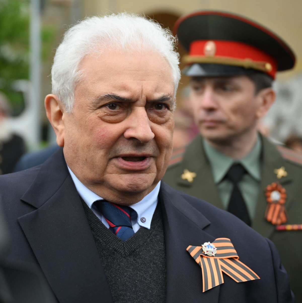 Die Teilnahme des russischen Botschafters an der Gedenkveranstaltung in Torgau war vorab umstritten - er fühlte sich nach eigenem Bekunden trotzdem willkommen.  - Foto: Hendrik Schmidt/dpa