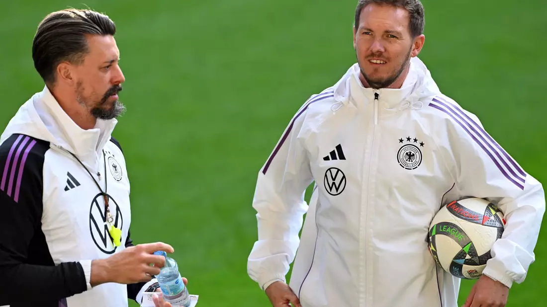 Wege trennen sich: Wagner und Nagelsmann. - Bild: Federico Gambarini/dpa
