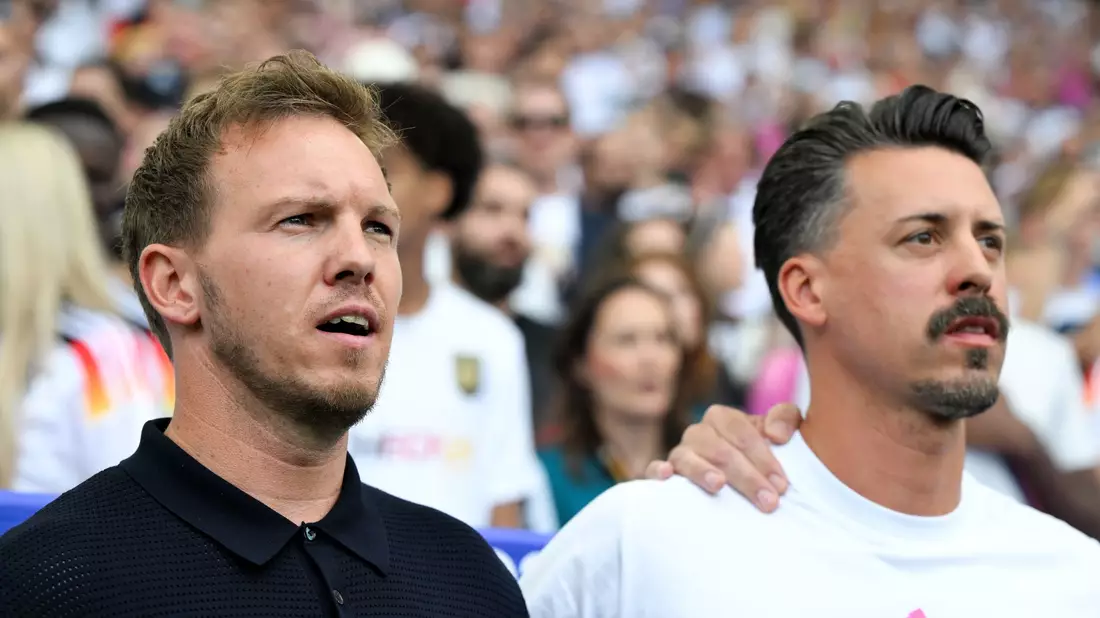 Gemeinsame Zeit endet: Nagelsmann und Wagner. - Bild: Federico Gambarini/dpa