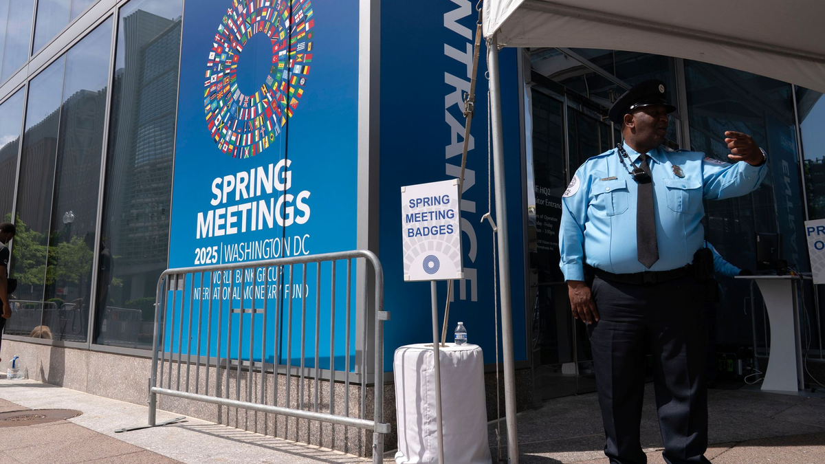 In der US-Hauptstadt Washington findet derzeit die Frühjahrstagung von IWF und Weltbank statt. (Archivbild) - Foto: Jose Luis Magana/AP/dpa