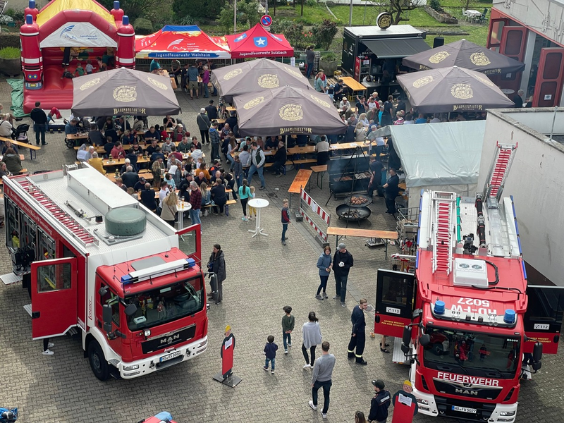 FW Weinheim: Blaulichtmeile in Sulzbach - Feuerwehr lädt zum Tag der offenen Tür - Foto: presseportal.de