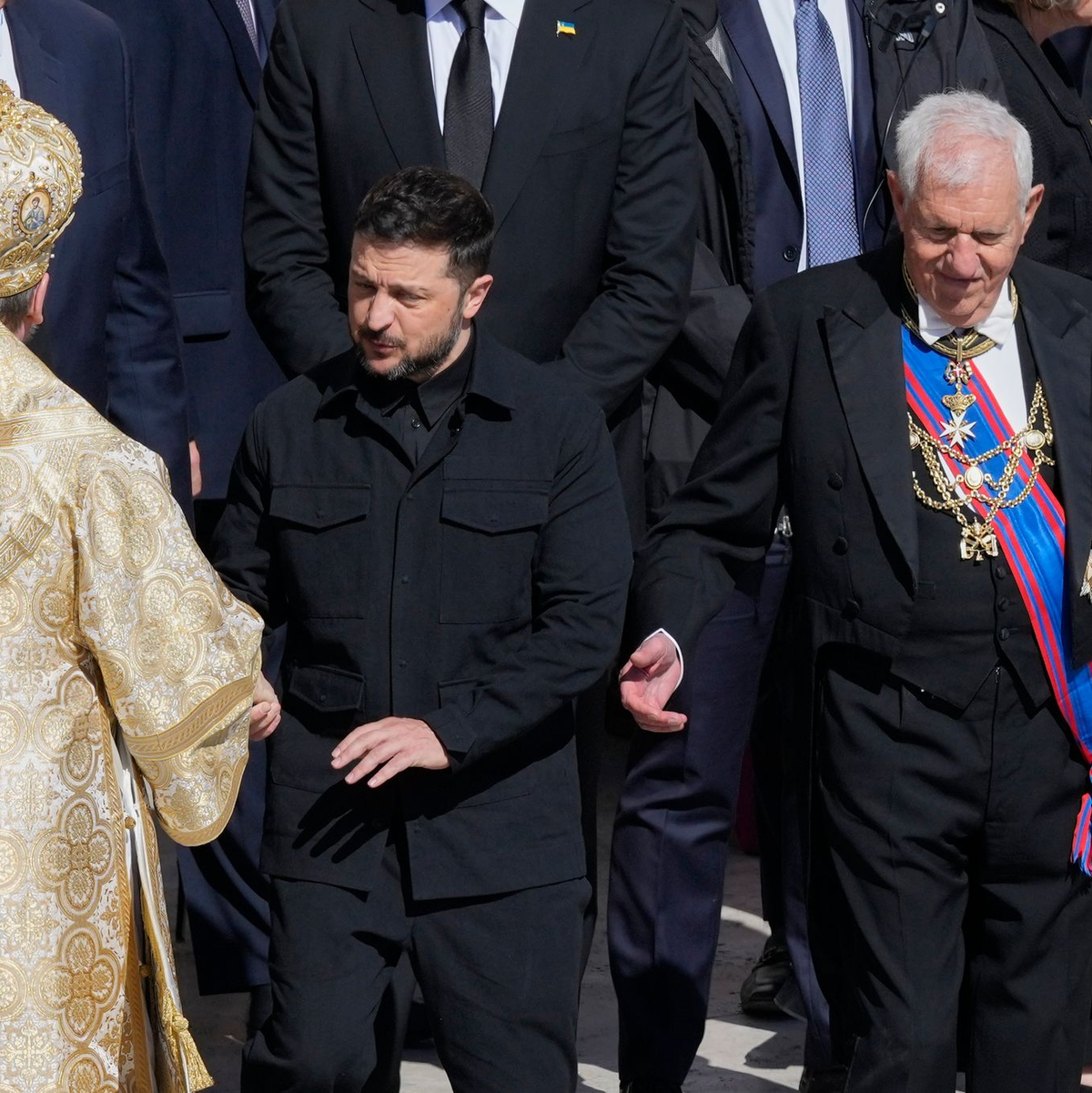 Selenskyj war schließlich doch nach Rom gereist. - Foto: Gregorio Borgia/AP/dpa