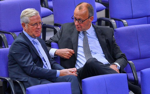 Norbert Röttgen und Friedrich Merz (Archiv) - Foto: über dts Nachrichtenagentur