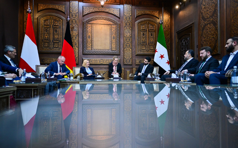 Kurz vor dem Ende ihrer Amtszeit reiste die geschäftsführende Bundesinnenministerin, Nancy Faeser (SPD), zu einem Gespräch nach Damaskus, bei dem es auch um Rückführungen ging. - Foto: Sebastian Gollnow/dpa Kurz vor dem Ende ihrer Amtszeit reiste die geschäftsführende Bundesinnenministerin, Nancy Faeser (SPD), zu einem Gespräch nach Damaskus, bei dem es auch um Rückführungen ging. - Foto: Sebastian Gollnow/dpa