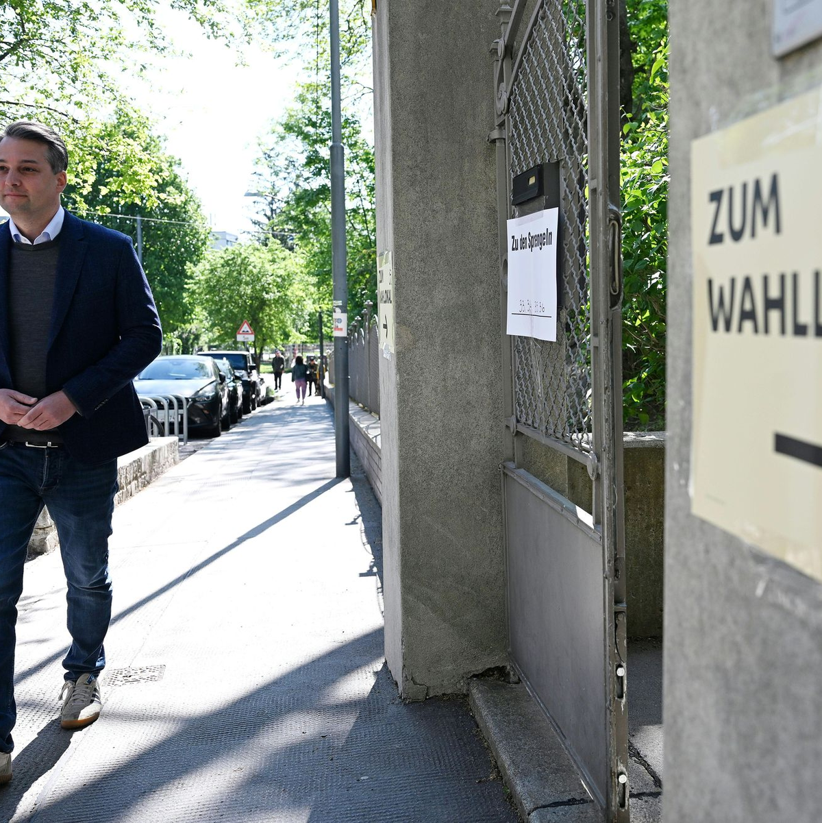 Wiens FPÖ-Spitzenkandidat Dominik Nepp setzte im Wahlkampf auf die Themen Sicherheit und Migration.  - Foto: Helmut Fohringer/APA/dpa