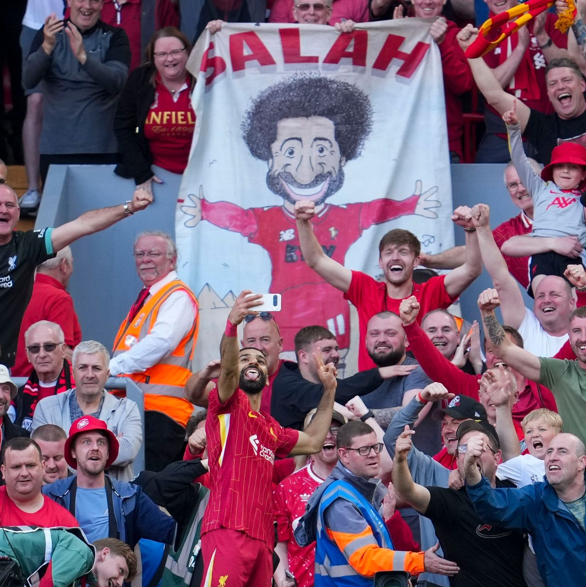 Luis Diaz und Alexis Mac Allister schossen Liverpool in Anfield zum Titel. - Foto: Jon Super/AP/dpa