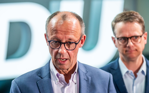 Parteichef Friedrich Merz hat die Kabinettsliste der CDU vorgelegt. (Archivbild) - Foto: Michael Kappeler/dpa