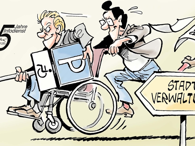 Recht auf Parkplatz / Mann mit schwerer Gehbehinderung setzte sich gegen Stadt durch - Foto: presseportal.de