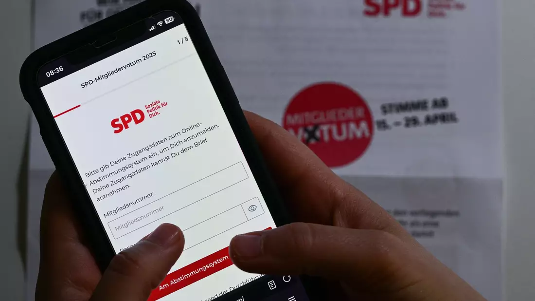 15 Tage hatten die SPD-Mitglieder Zeit, über den Koalitionsvertrag abzustimmen. - Bild: Sebastian Gollnow/dpa
