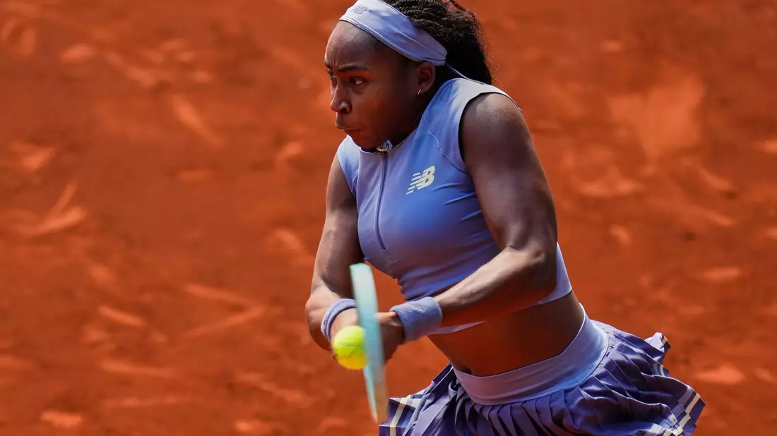 Coco Gauff war noch ihrem Sieg plötzlich nicht mehr zu hören. - Bild: Manu Fernandez/AP/dpa