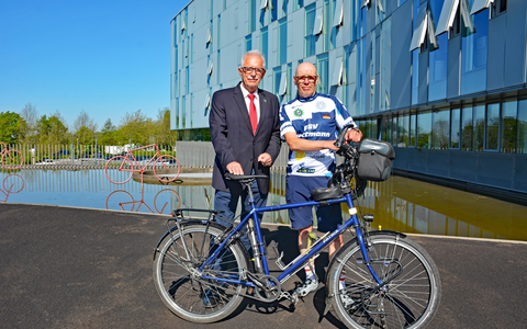 POL-ME: Nie Radlos - Landrat Thomas Hendele übernimmt Schirmherrschaft für Benefiz-Radtour - 2504102 - Foto: presseportal.de