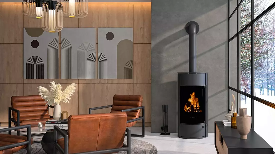 World of Fireplaces 2025: pureBLACK: Die Kunst der vollkommenen Reduktion - Bild: presseportal.de
