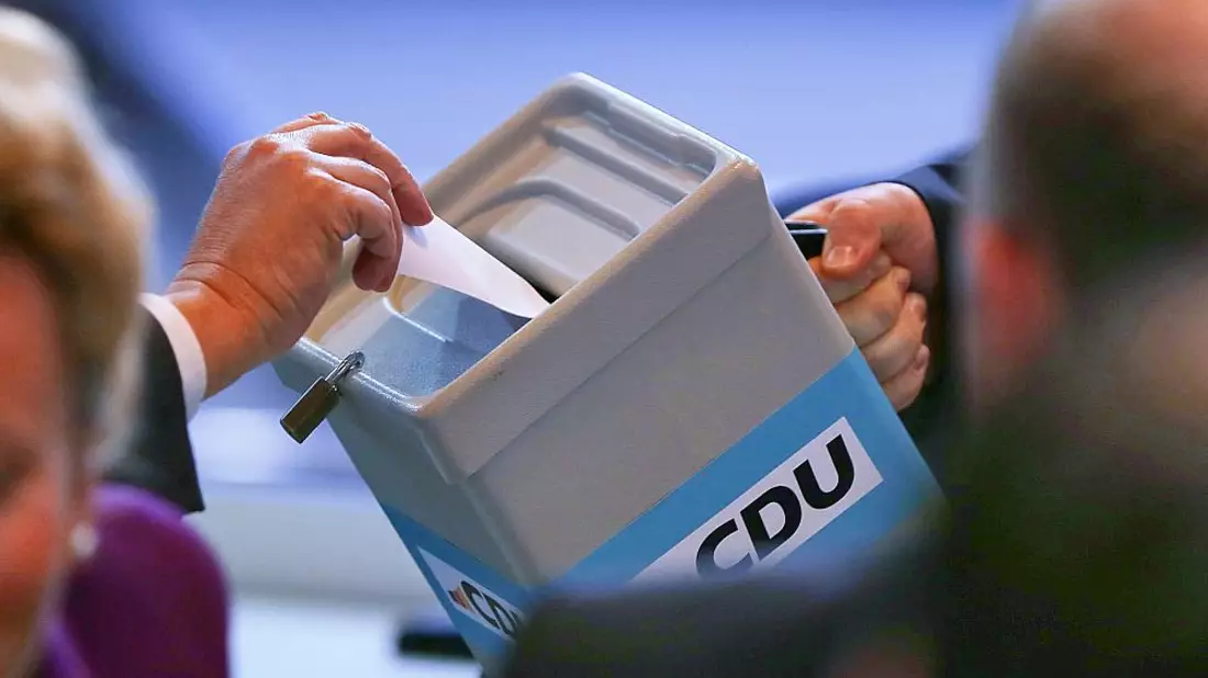 Abstimmung bei CDU-Bundesausschuss am 28.04.2025 - Bild: über dts Nachrichtenagentur