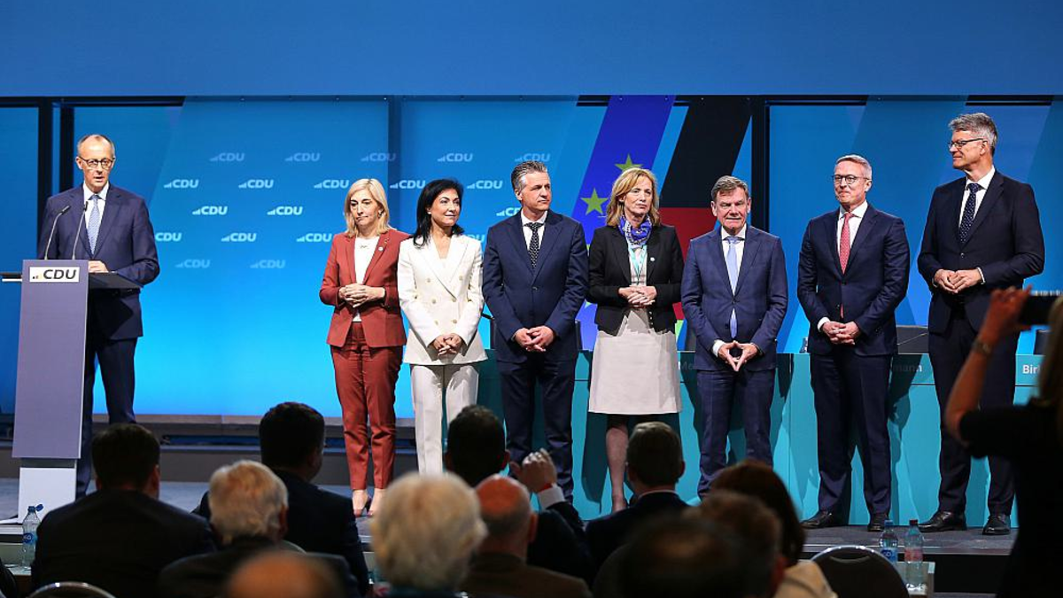 Friedrich Merz und seine Minister am 28.04.2025 - Foto: über dts Nachrichtenagentur