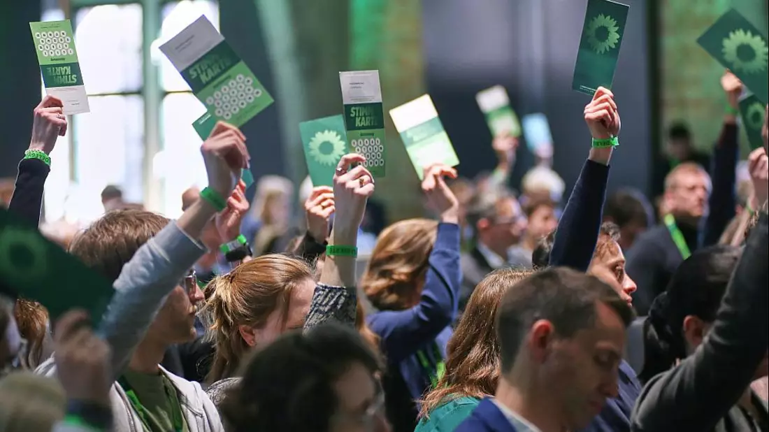 Abstimmung auf Grünen-Parteitag (Archiv) - Bild: über dts Nachrichtenagentur