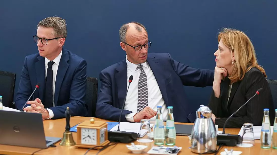 Carsten Linnemann, Friedrich Merz, Karin Prien (Archiv) - Bild: über dts Nachrichtenagentur