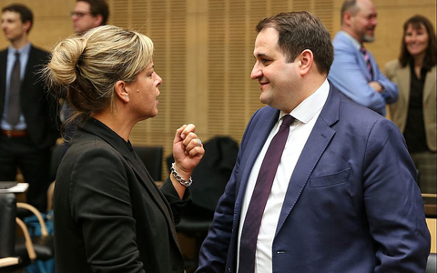 Mona Neubaur und Nathanael Liminski (Archiv) - Foto: über dts Nachrichtenagentur