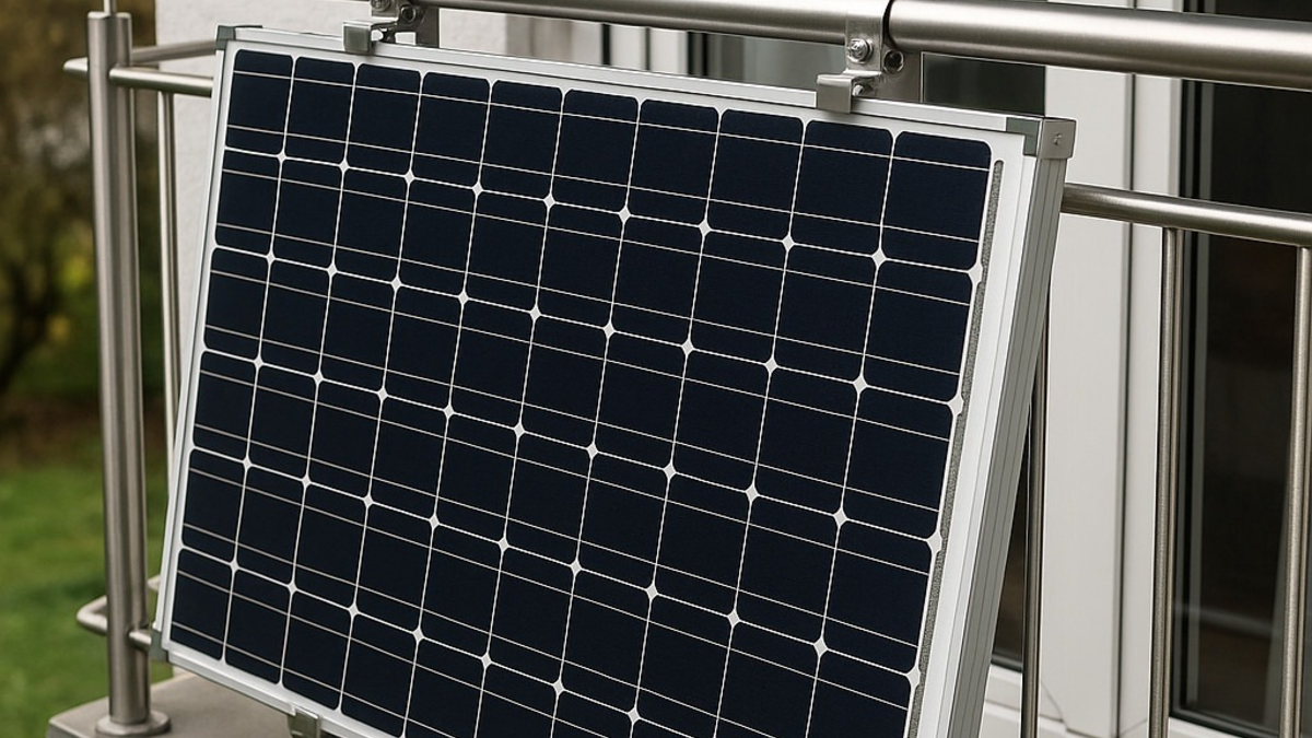 Energiegeladen: Balkonkraftwerke helfen sparen - Foto: presseportal.de