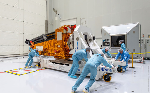 «Biomass» soll die Wälder vermessen. - Foto: S. Martin/ESA-CNES-ARIANESPACE/Optique vidéo du CSG–S. Martin/dpa