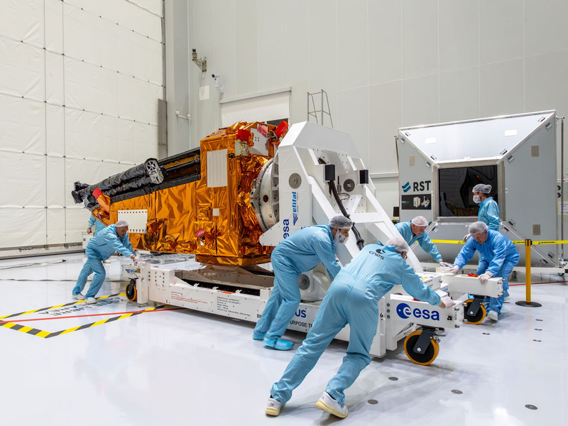 «Biomass» soll die Wälder vermessen. - Foto: S. Martin/ESA-CNES-ARIANESPACE/Optique vidéo du CSG–S. Martin/dpa