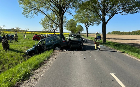 POL-WOB: Schwerer Verkehrsunfall auf der K70 - Zwei Personen verletzt - Foto: presseportal.de
