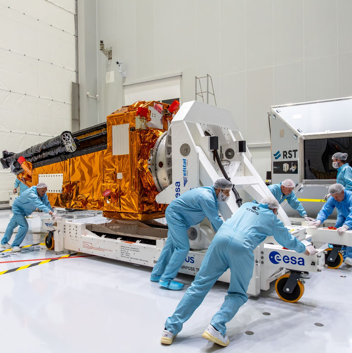 «Biomass» soll in einer Höhe von 666 Kilometern fliegen. - Foto: S. Martin/ESA-CNES-ARIANESPACE/Optique vidéo du CSG–S. Martin/dpa