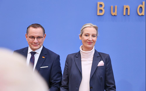Tino Chrupalla und Alice Weidel (Archiv) - Foto: über dts Nachrichtenagentur