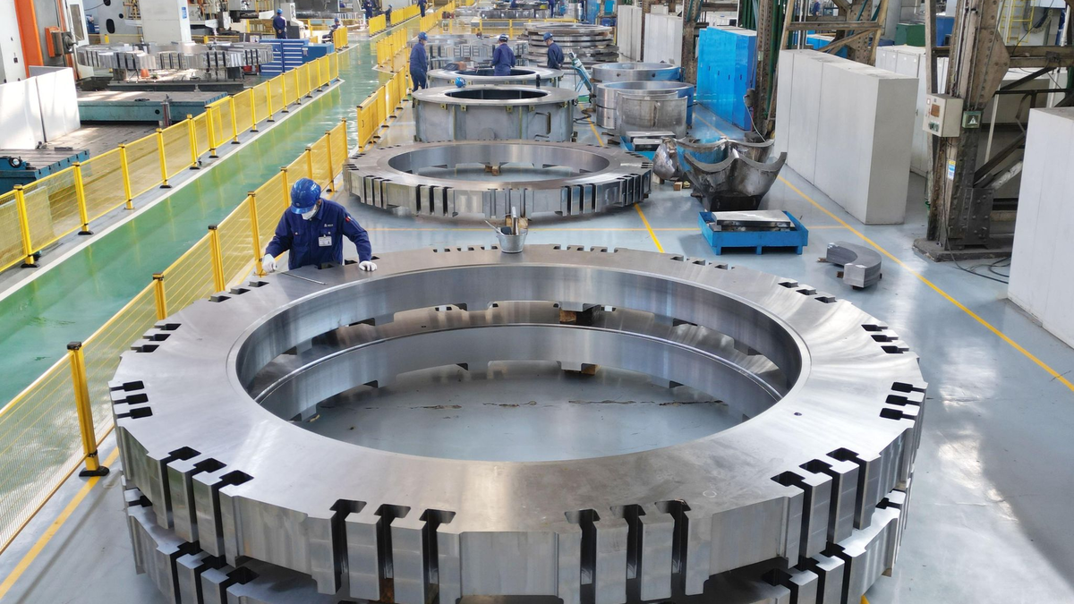 Die Stimmung in Chinas produzierendem Gewerbe ist schlechter geworden. (Symbolbild)  - Foto: Liu Yang/XinHua/dpa