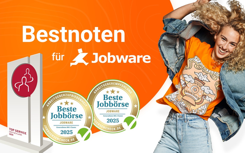Jobware setzt Maßstäbe: Doppelsieg bei TOP SERVICE Deutschland und Jobboersencheck - Foto: presseportal.de