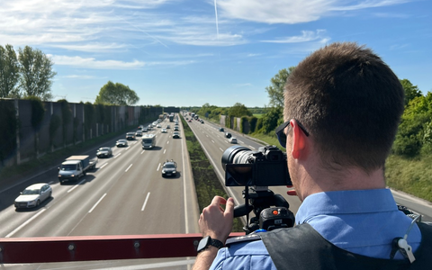 POL-OF: Kontrollaktion im Feierabendverkehr: Gefährliche Situationen durch spätes Einordnen auf die Ausfahrtsspur - Autobahn 3; Anschlussstelle Hanau - Foto: presseportal.de