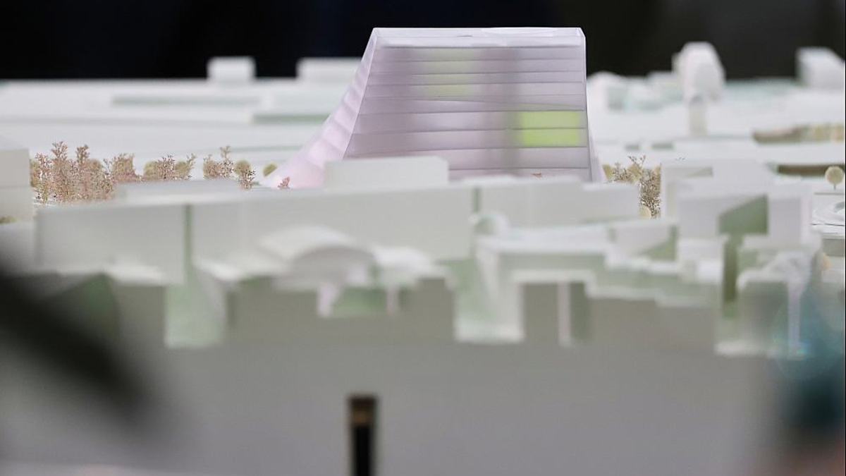 Abbildung des Siegerentwurfs Zukunftszentrum Deutsche Einheit am 30.04.2025 - Foto: über dts Nachrichtenagentur