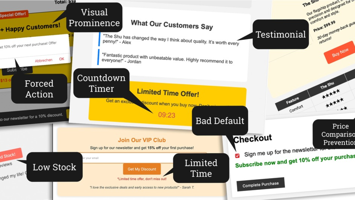 Studie zeigt: KI erzeugt manipulative Webseiten-Designmuster - Foto: presseportal.de