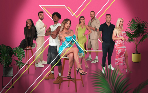 Nara Silvio Senn Jermaine Diallo Bellydah Gabriela Alves Lars Robin Riebling Lena Schiwiora Match My Ex - Foto: Joyn/René Lohse, presseportal.de