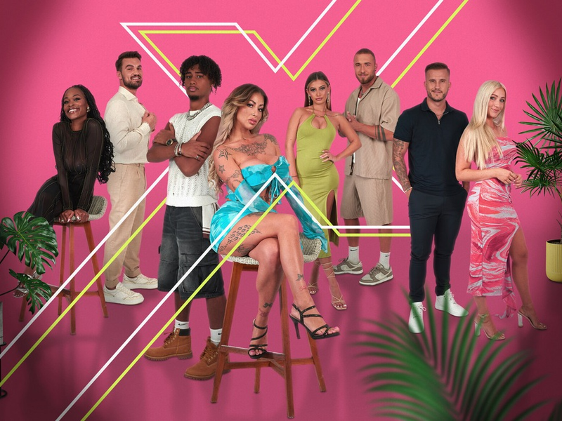 Nara Silvio Senn Jermaine Diallo Bellydah Gabriela Alves Lars Robin Riebling Lena Schiwiora Match My Ex - Foto: Joyn/René Lohse, presseportal.de